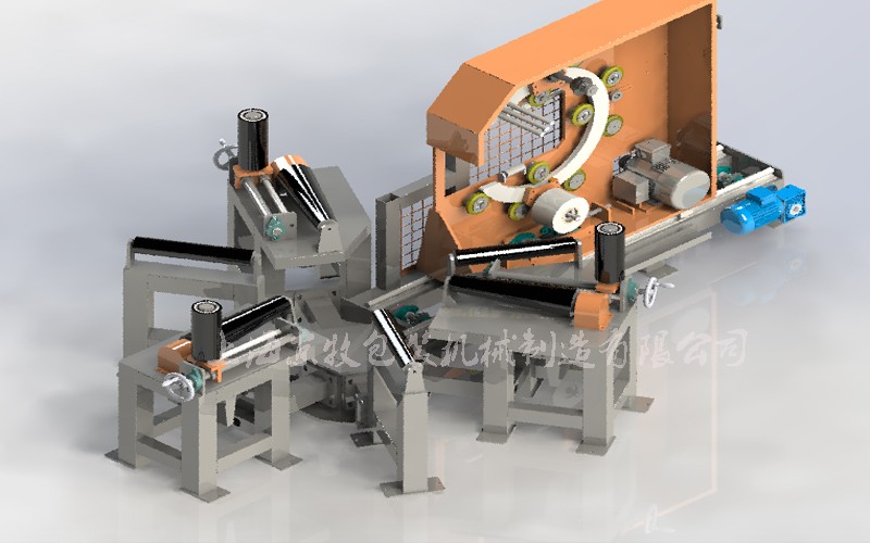 機（jī）頭移（yí）動臥式銅（tóng）管纏（chán）繞包裝（zhuāng）機（jī）